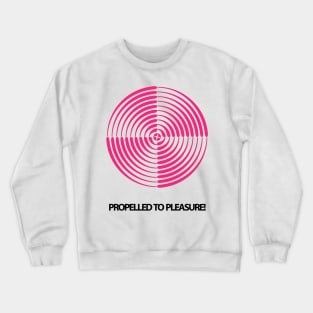 Propelled To Pleasure! - Pink Propeller Crewneck Sweatshirt